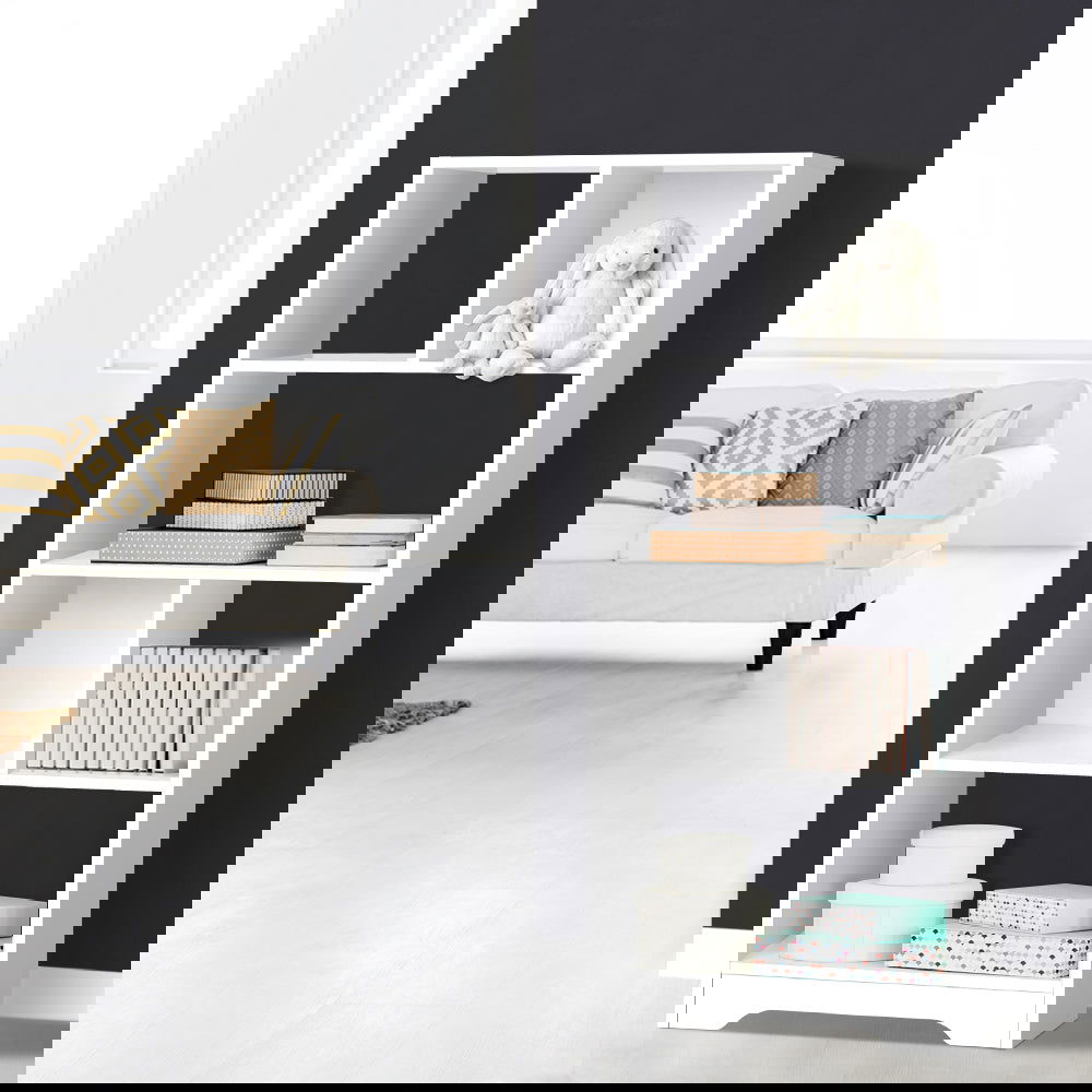 Artiss 6 Tier Bookshelf ANA - White - Cosy Abode