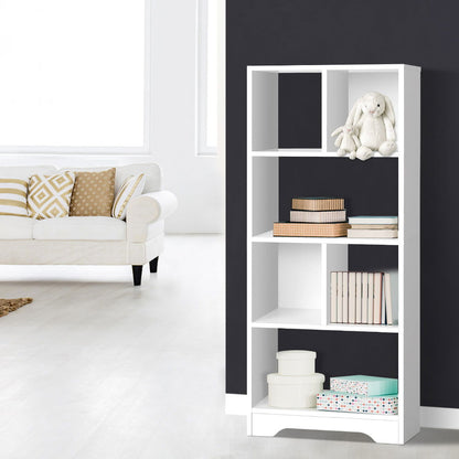 Artiss 6 Tier Bookshelf ANA - White - Cosy Abode