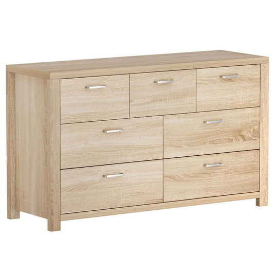 Artiss 7 Chest of Drawers - MAXI Pine - Cosy Abode
