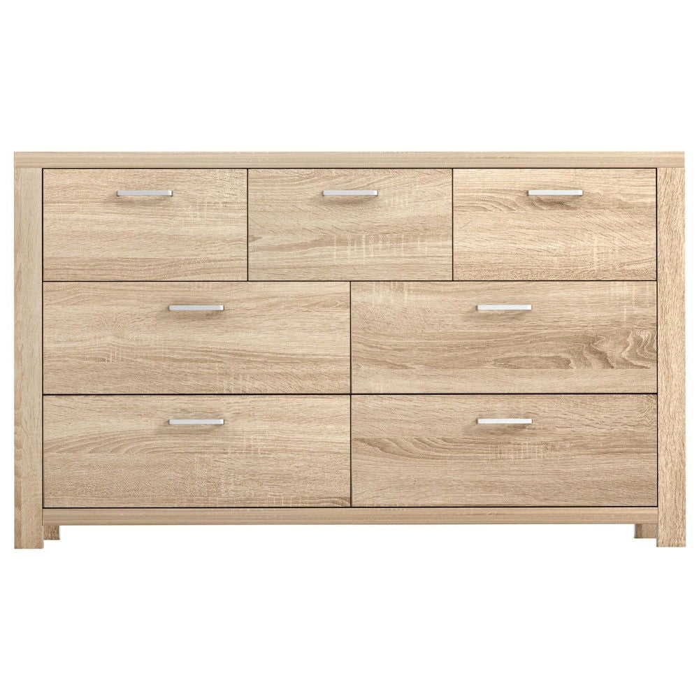 Artiss 7 Chest of Drawers - MAXI Pine - Cosy Abode