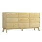 Artiss 9 Chest of Drawers Tallboy Cabinet - XAVI Pine - Cosy Abode