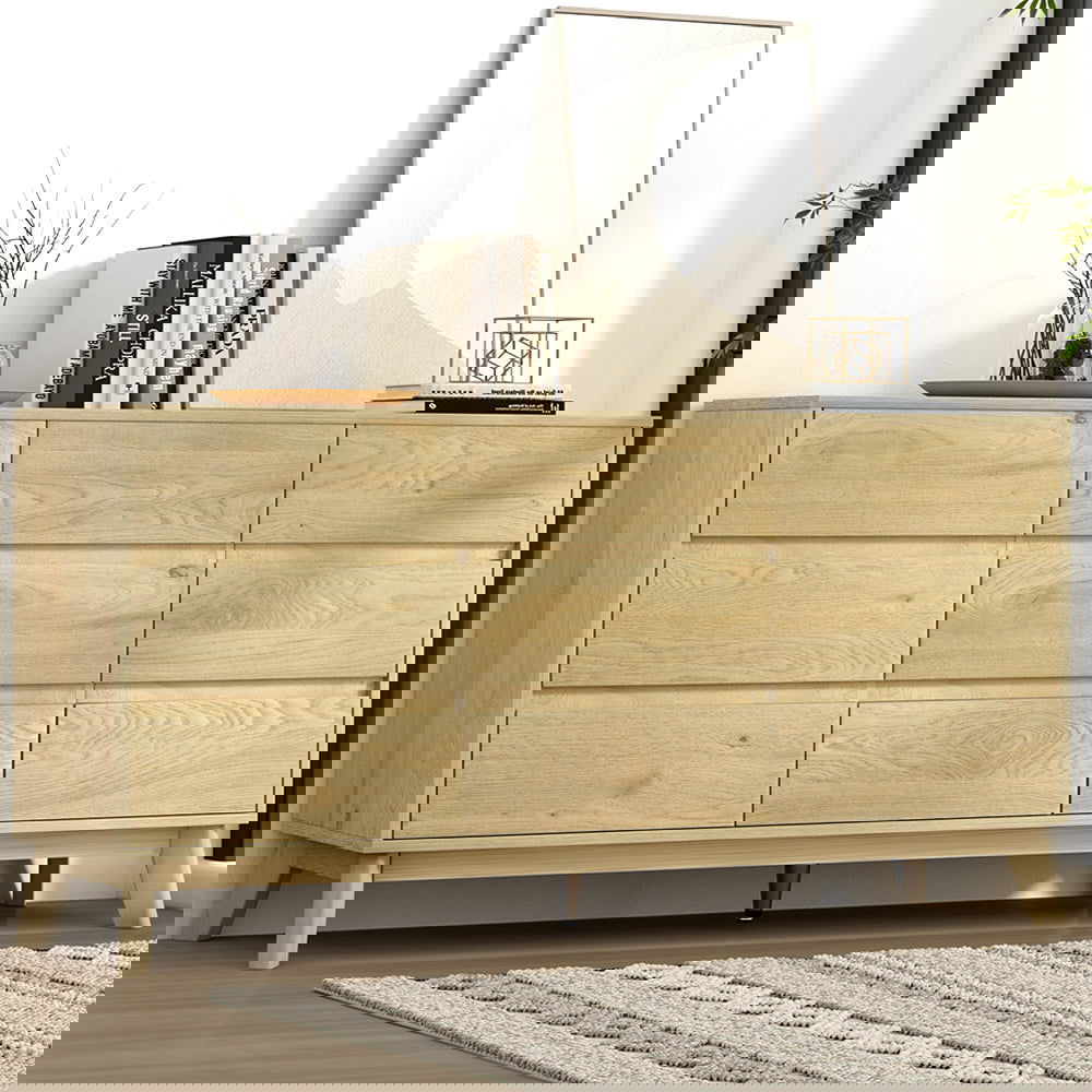 Artiss 9 Chest of Drawers Tallboy Cabinet - XAVI Pine - Cosy Abode