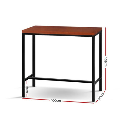 Artiss Alex Bar Table 100CM Rectangular - Cosy Abode