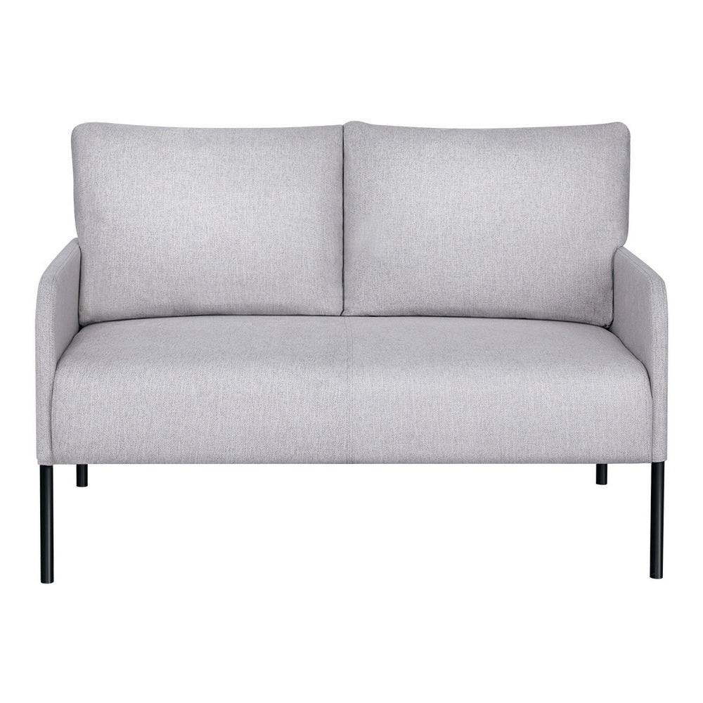 Artiss Armchair 2-Seater Sofa Pillow Linen Grey - Cosy Abode