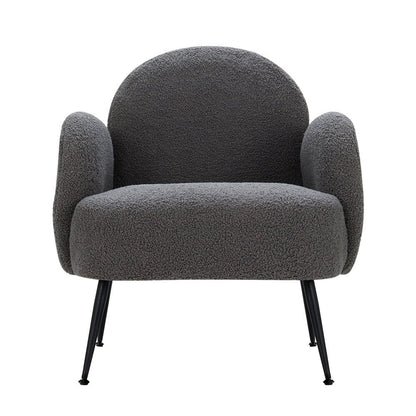 Artiss Armchair Boucle Charcoal Hanes - Cosy Abode