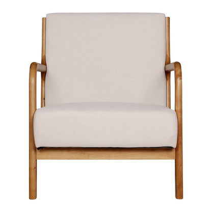 Artiss Armchair Fabric Beige Olive - Cosy Abode