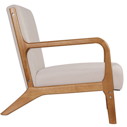 Artiss Armchair Fabric Beige Olive - Cosy Abode