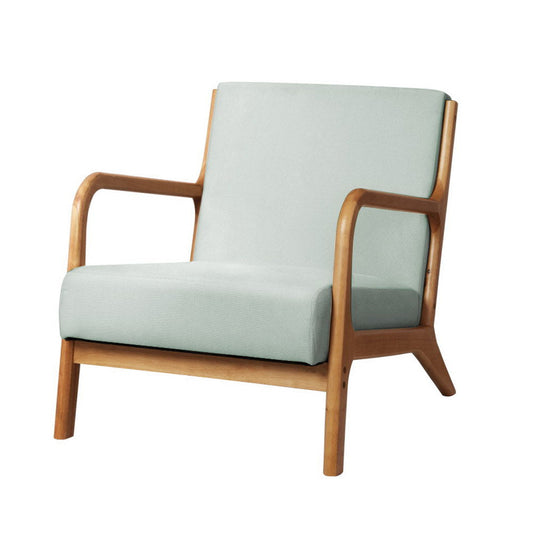 Artiss Armchair Fabric Grey Olive - Cosy Abode