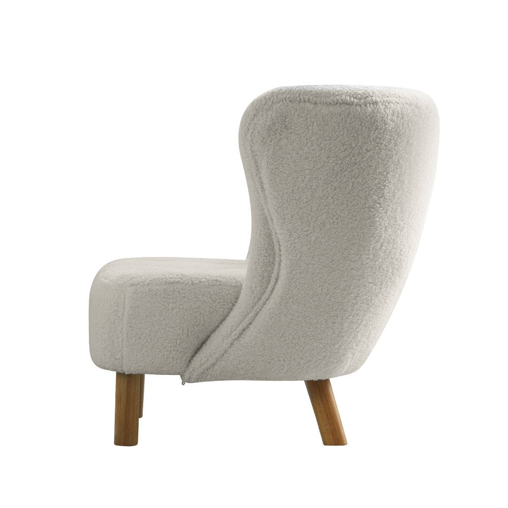 Artiss Armchair Lounge Accent Chair Armchairs Couch Chairs Sofa Bedroom White - Cosy Abode
