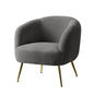 Artiss Armchair Lounge Chair Accent Chairs Arm Armchairs Sherpa Boucle Charcoal - Cosy Abode