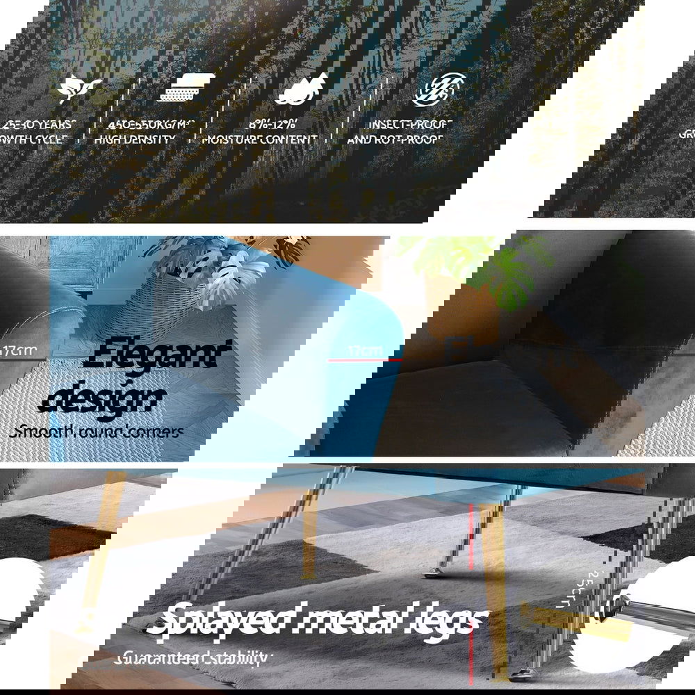 Artiss Armchair Lounge Chair Accent Chairs Armchairs Sofa Navy Velvet Cushion - Cosy Abode