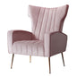 Artiss Armchair Pink Velvet Kate - Cosy Abode