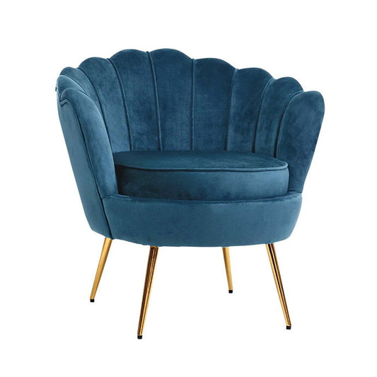 Artiss Armchair Velvet Blue Callista - Cosy Abode