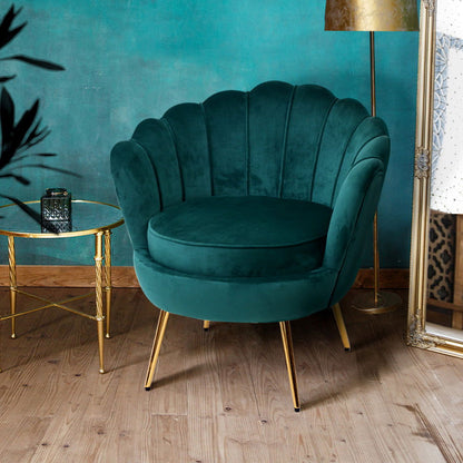 Artiss Armchair Velvet Green Callista - Cosy Abode