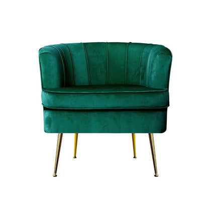 Artiss Armchair Velvet Green Norvia - Cosy Abode
