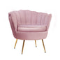 Artiss Armchair Velvet Pink Callista - Cosy Abode