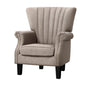 Artiss Armchair Wingback Beige Andrew - Cosy Abode
