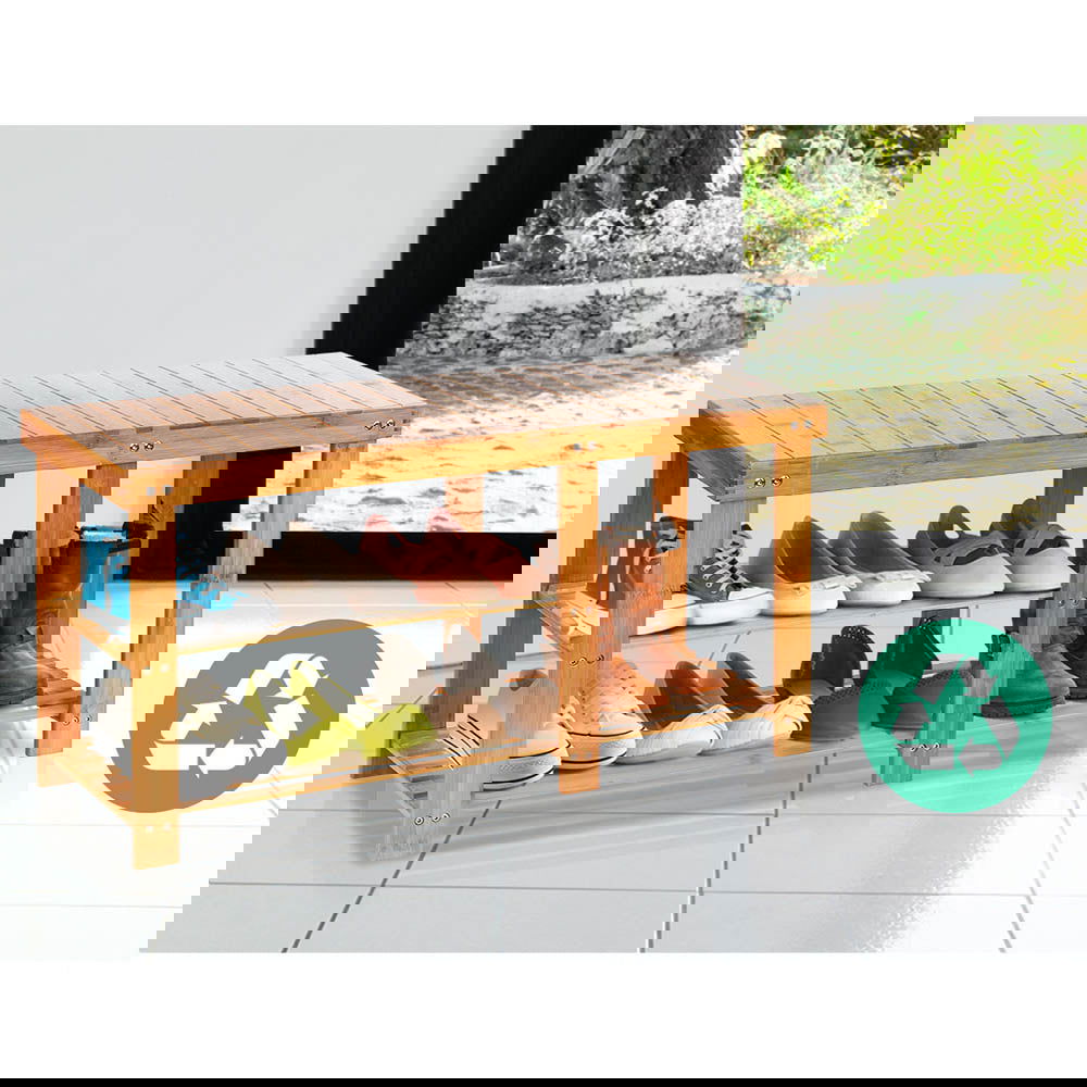 Artiss Bamboo Shoe Rack Bench - Cosy Abode