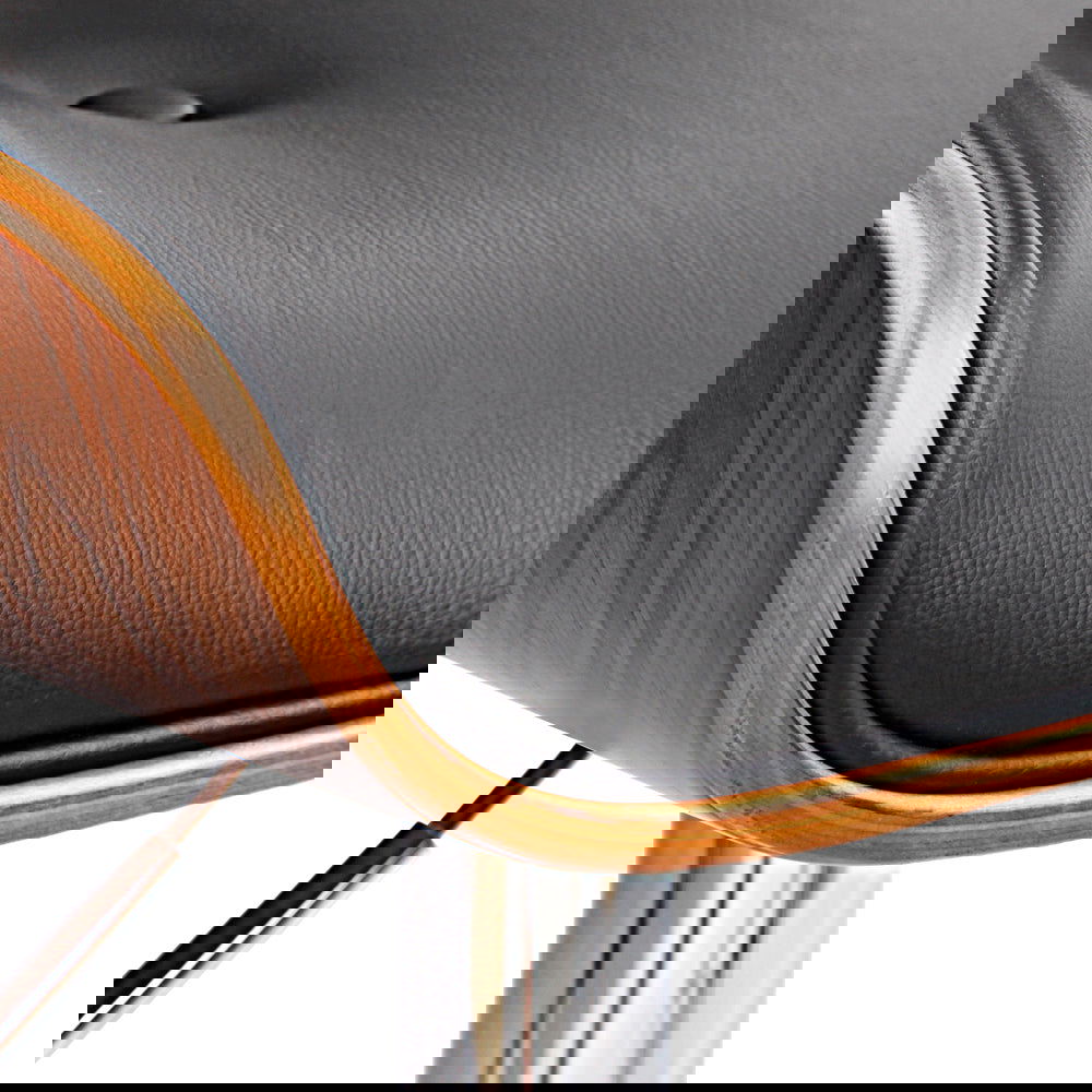 Artiss Bar Stools Gas Lift Leather Black - Cosy Abode