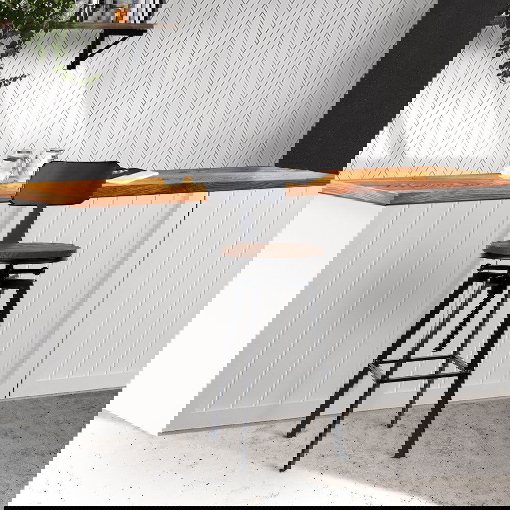 Artiss Bar Stools Kitchen Counter Chairs Vintage Metal Chairs - Cosy Abode