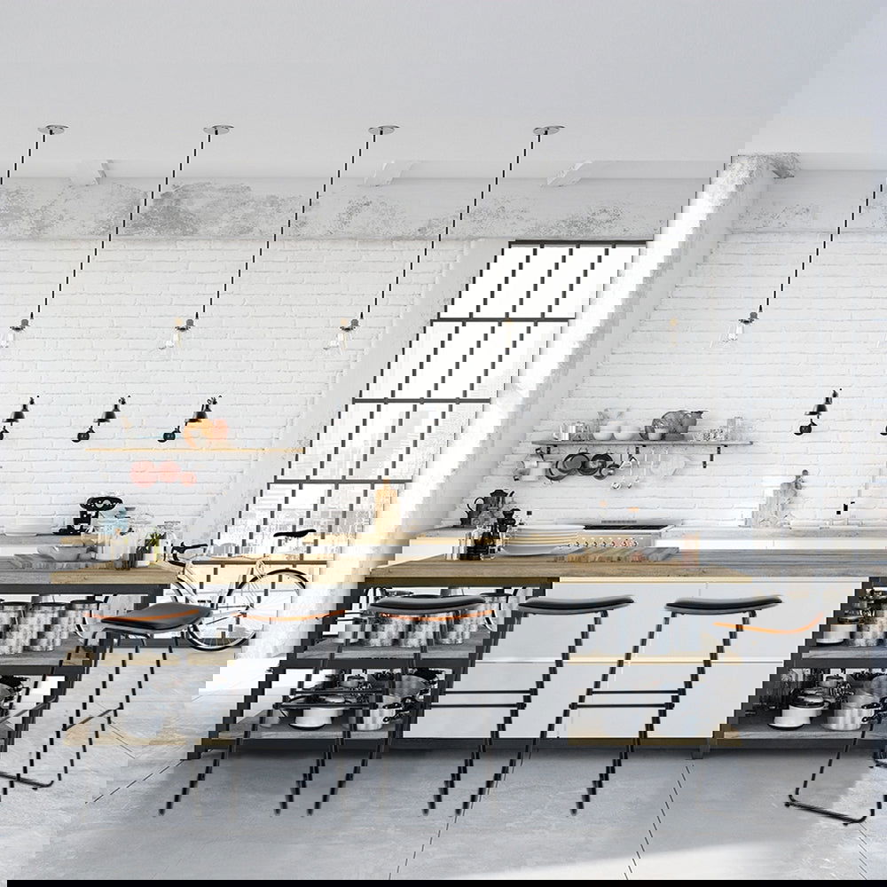 Artiss Bar Stools Kitchen Counter Stools Metal Chairs x2 - Cosy Abode