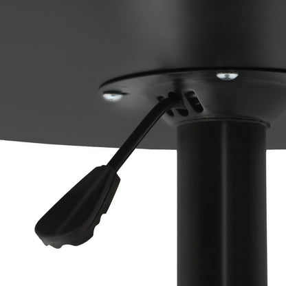 Artiss Bar Table Gas Lift Round Black - Cosy Abode