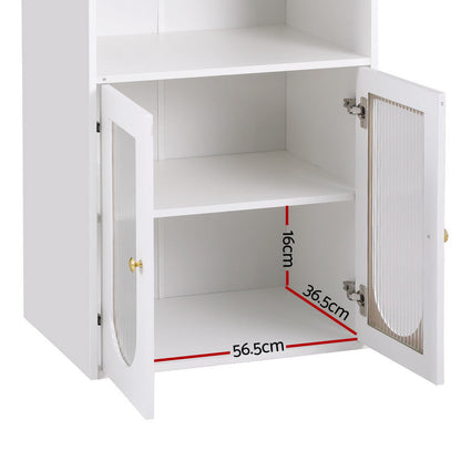 Artiss Bar Table Storage Cabinet Dining Wine Rack Home Office Desk Extendable - Cosy Abode