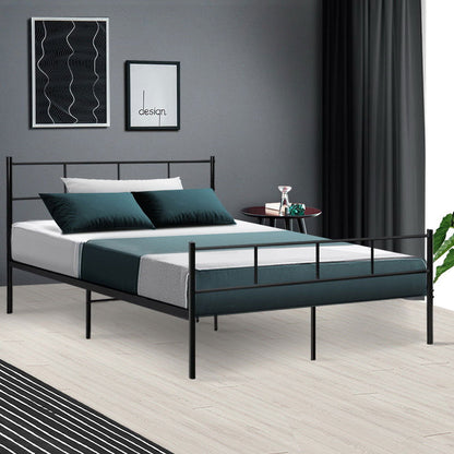 Artiss Bed Frame Double Metal Bed Frames SOL - Cosy Abode