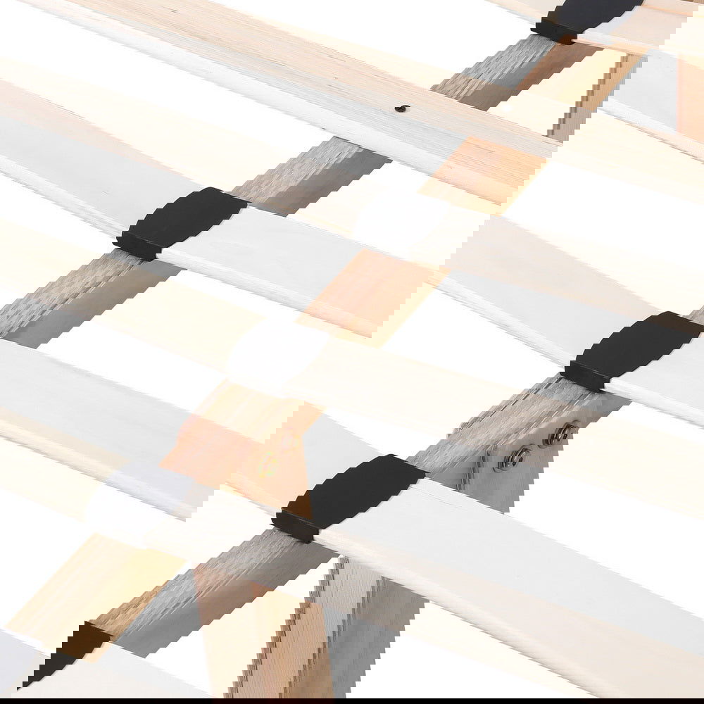 Artiss Bed Frame Double Size Beige ZORA - Cosy Abode