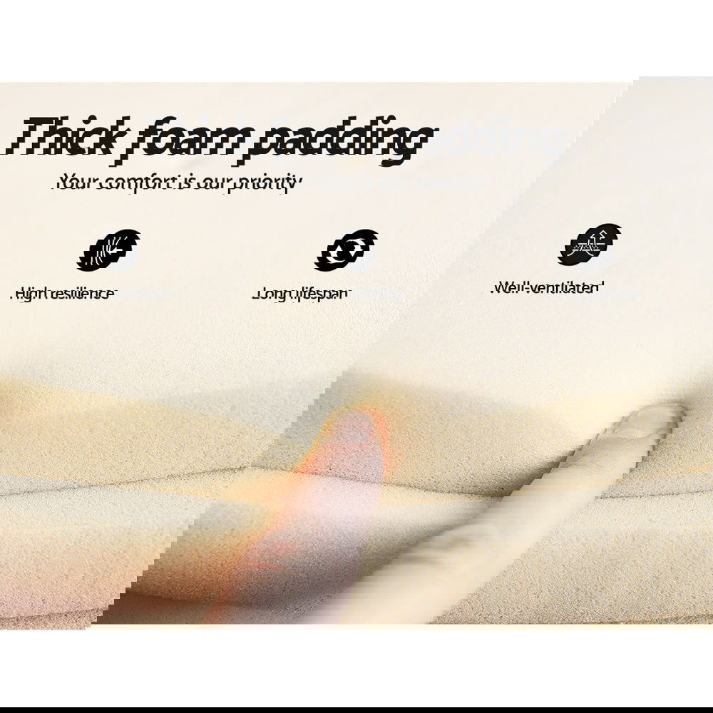 Artiss Bed Frame Double Size Boucle NEO - Cosy Abode