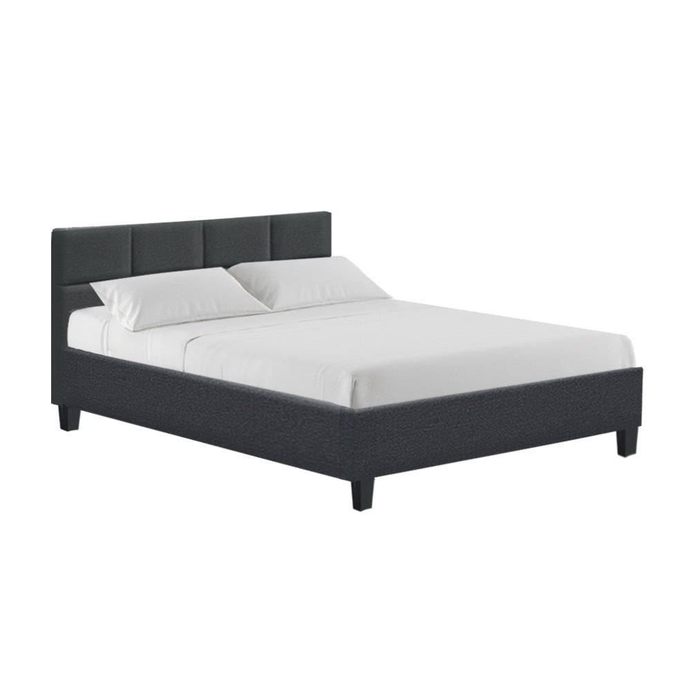 Artiss Bed Frame Double Size Charcoal TINO - Cosy Abode