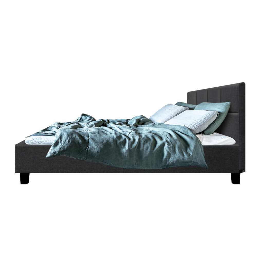 Artiss Bed Frame Double Size Charcoal TINO - Cosy Abode