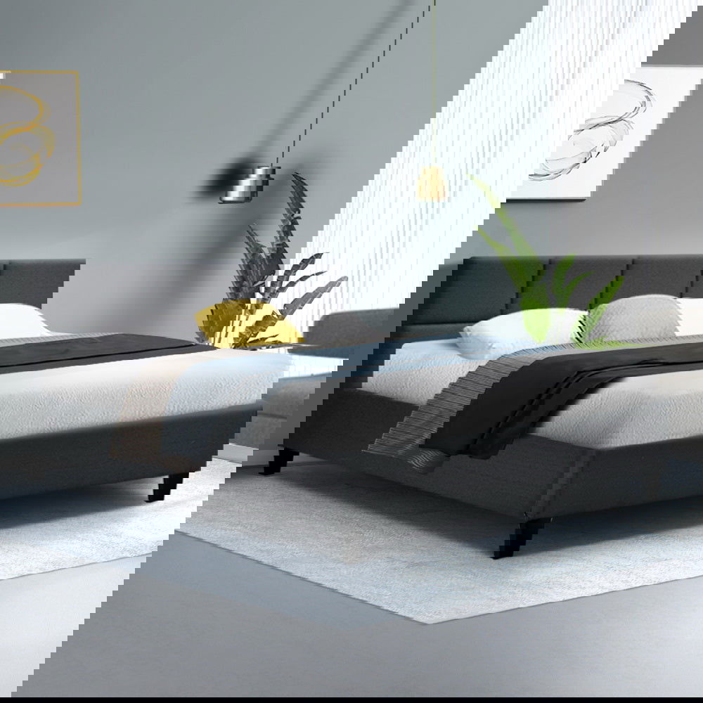 Artiss Bed Frame Double Size Charcoal TINO - Cosy Abode