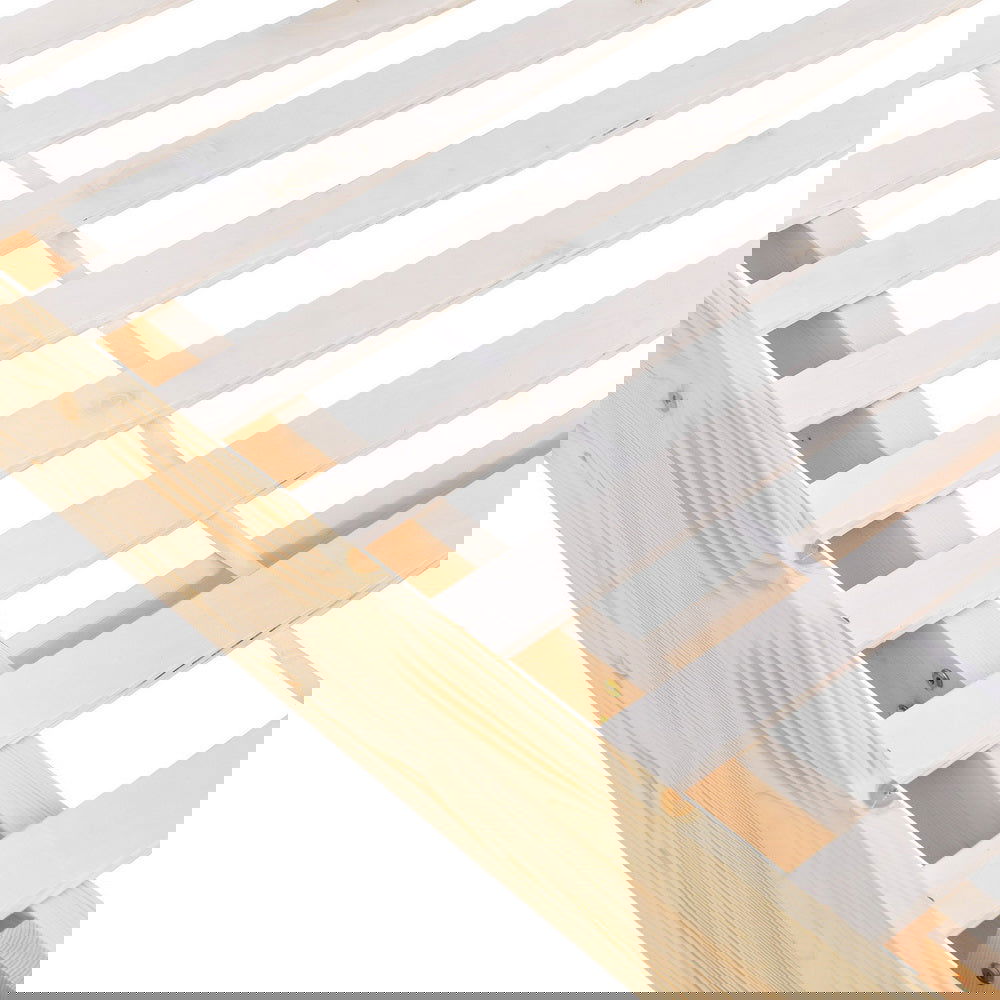 Artiss Bed Frame Double Size Floating Wooden Mattress Base Platform Timber ODIN - Cosy Abode