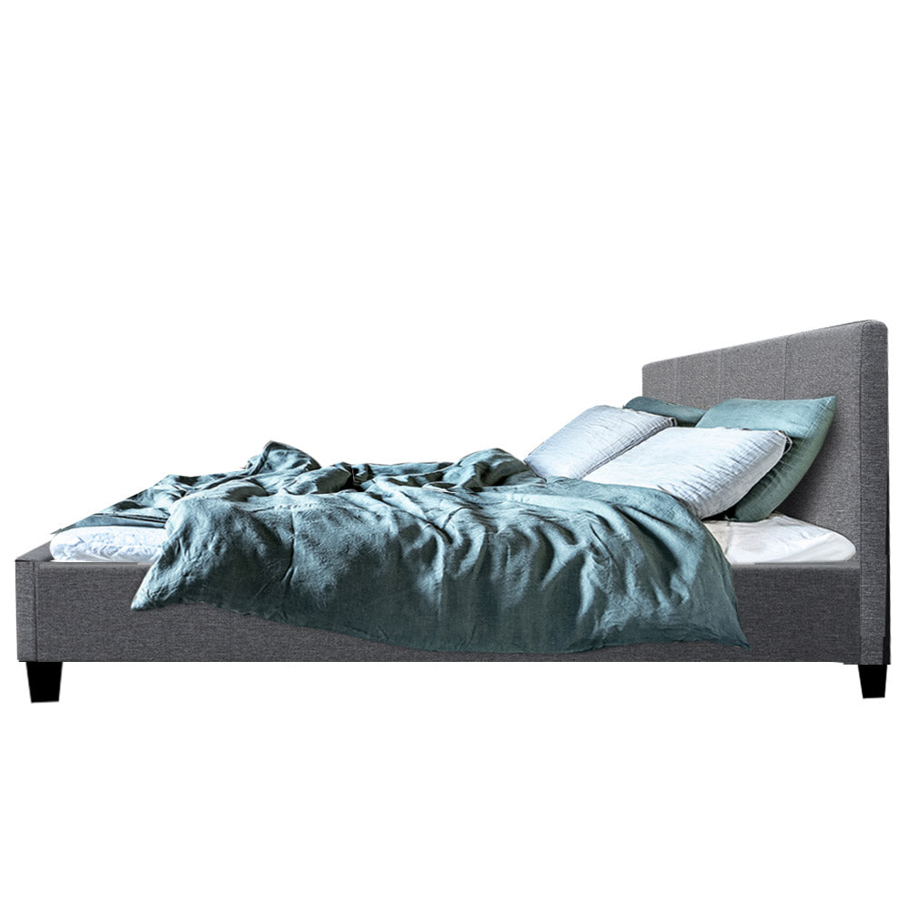 Artiss Bed Frame Double Size Grey NEO - Cosy Abode
