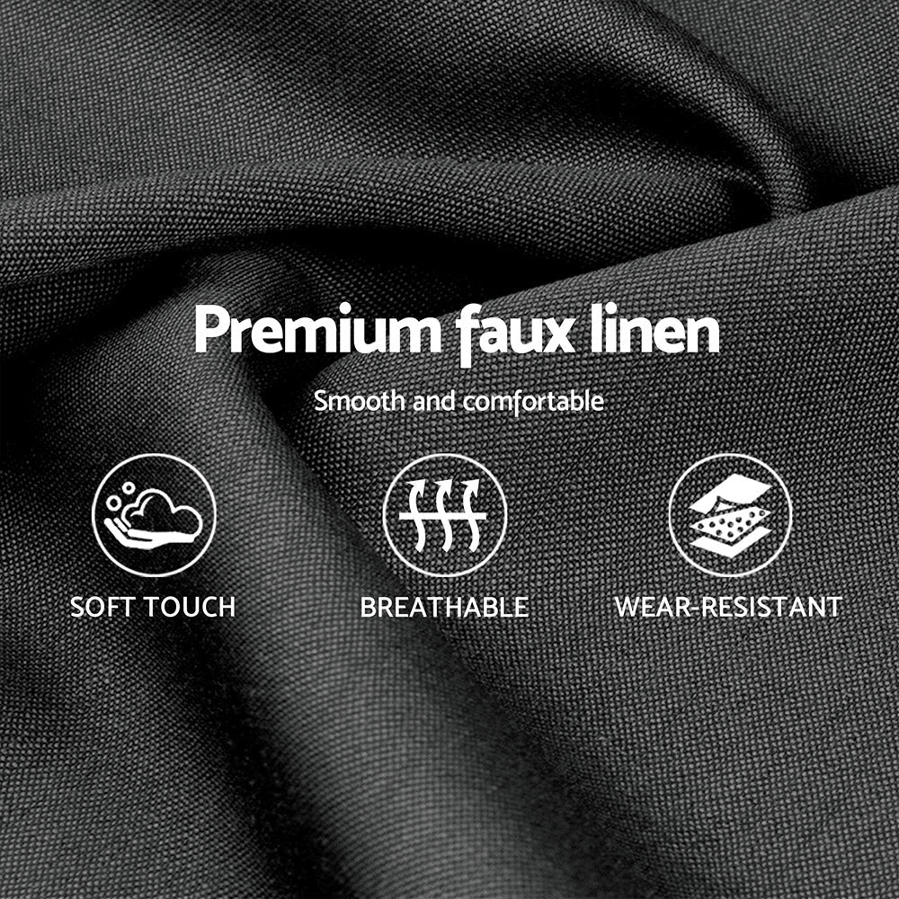 Artiss Bed Frame Double Size Grey NEO - Cosy Abode