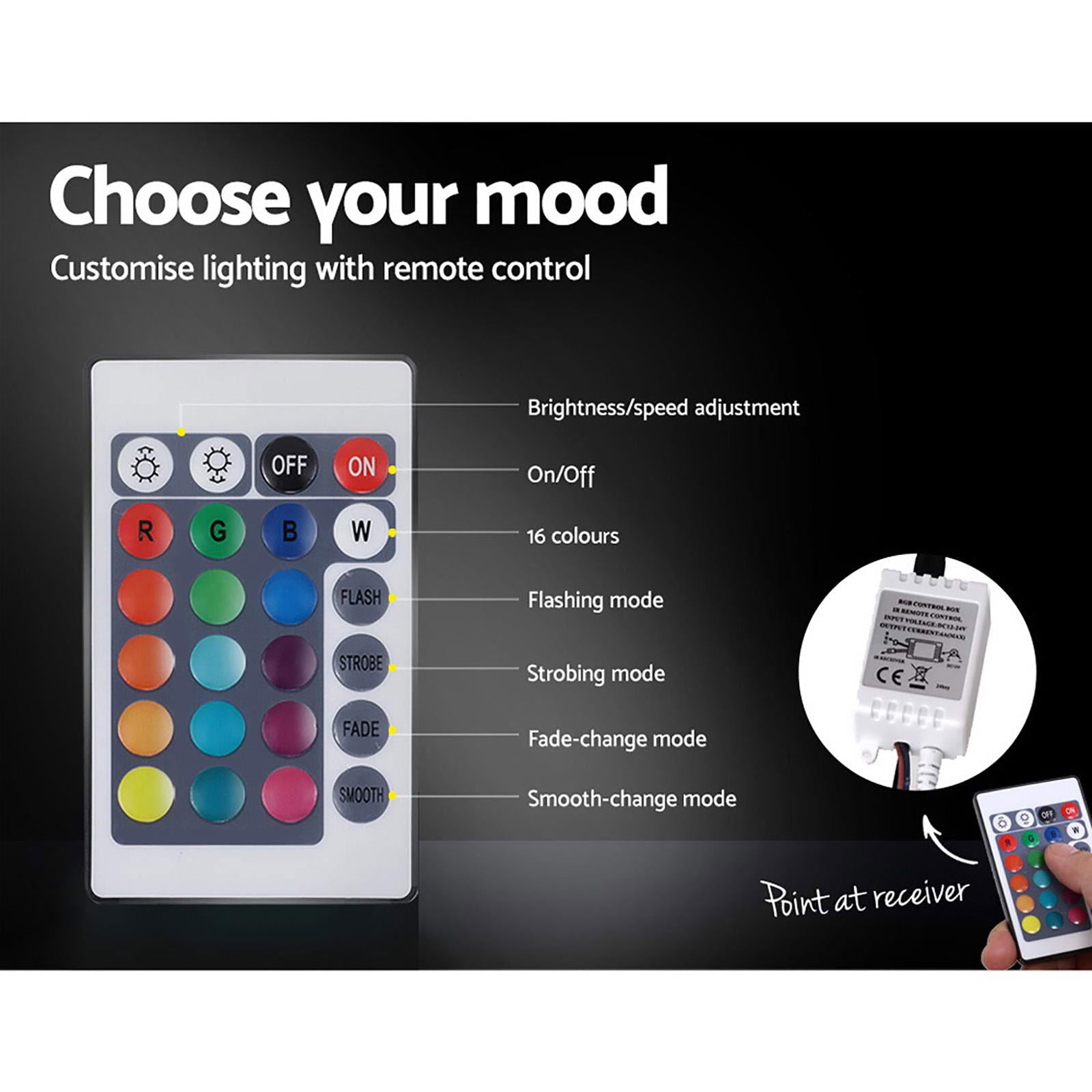 Artiss Bed Frame Double Size LED Gas Lift White COLE - Cosy Abode