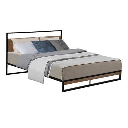 Artiss Bed Frame Double Size Metal Frame DANE - Cosy Abode