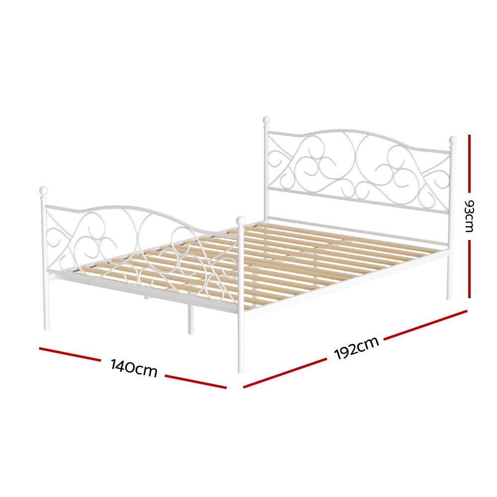 Artiss Bed Frame Double Size Metal Frame GROA - Cosy Abode