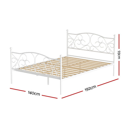 Artiss Bed Frame Double Size Metal Frame GROA - Cosy Abode