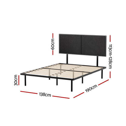 Artiss Bed Frame Double Size Metal Frame NOE - Cosy Abode