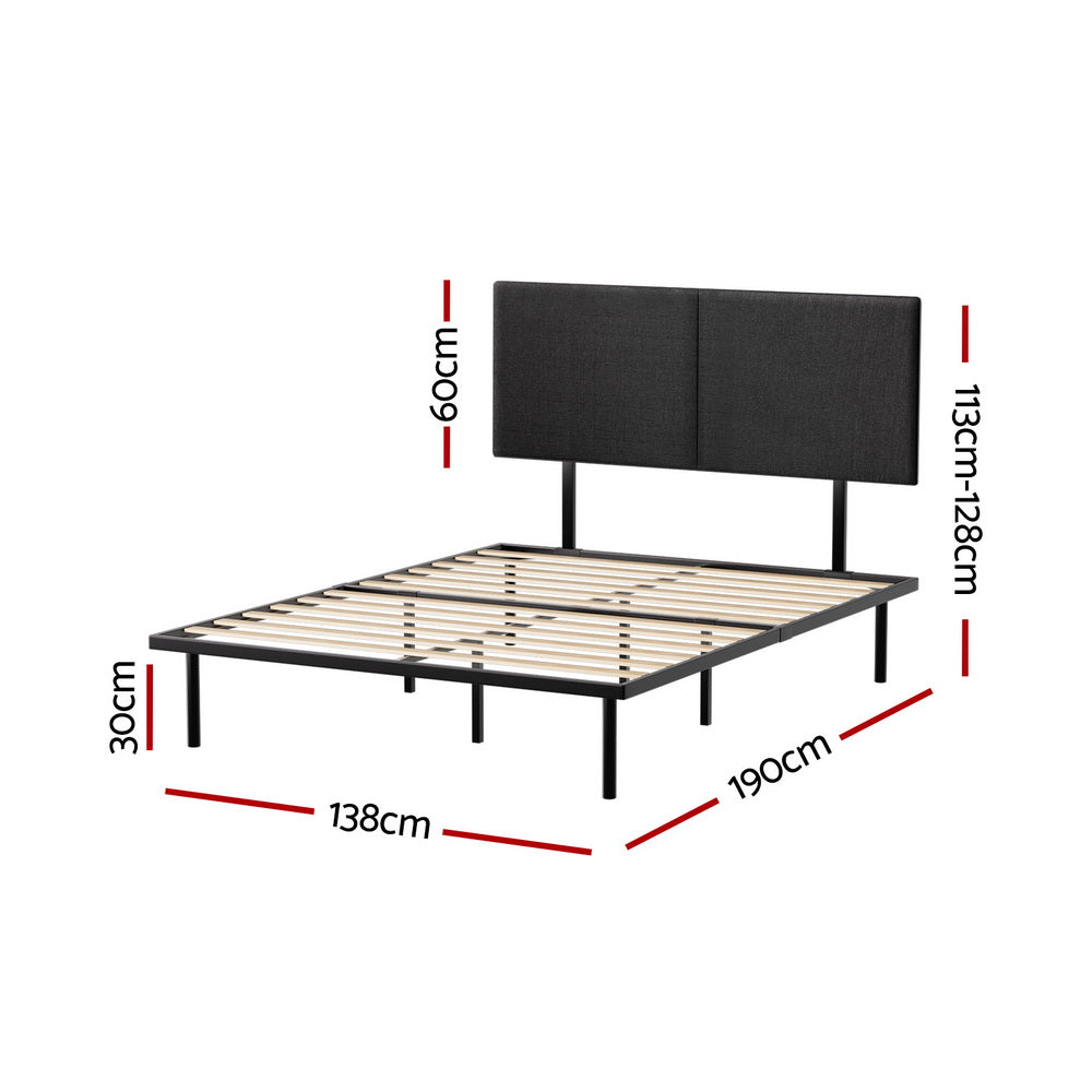 Artiss Bed Frame Double Size Metal Frame NOR - Cosy Abode