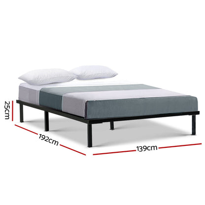 Artiss Bed Frame Double Size Metal Frame TED - Cosy Abode