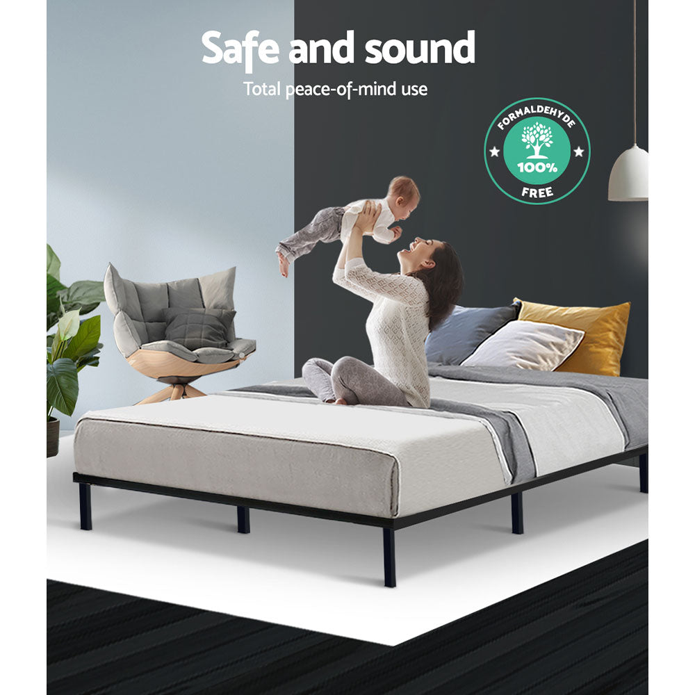 Artiss Bed Frame Double Size Metal Frame TED - Cosy Abode