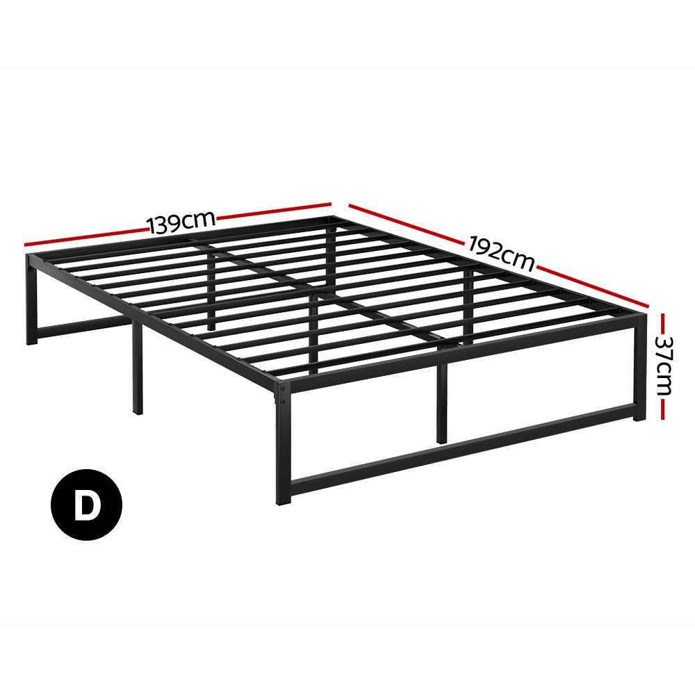 Artiss Bed Frame Double Size Metal Frame TINO - Cosy Abode