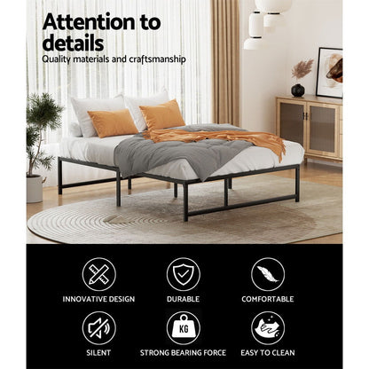 Artiss Bed Frame Double Size Metal Frame TINO - Cosy Abode