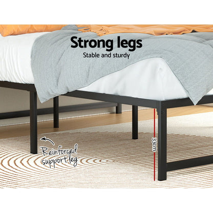 Artiss Bed Frame Double Size Metal Frame TINO - Cosy Abode