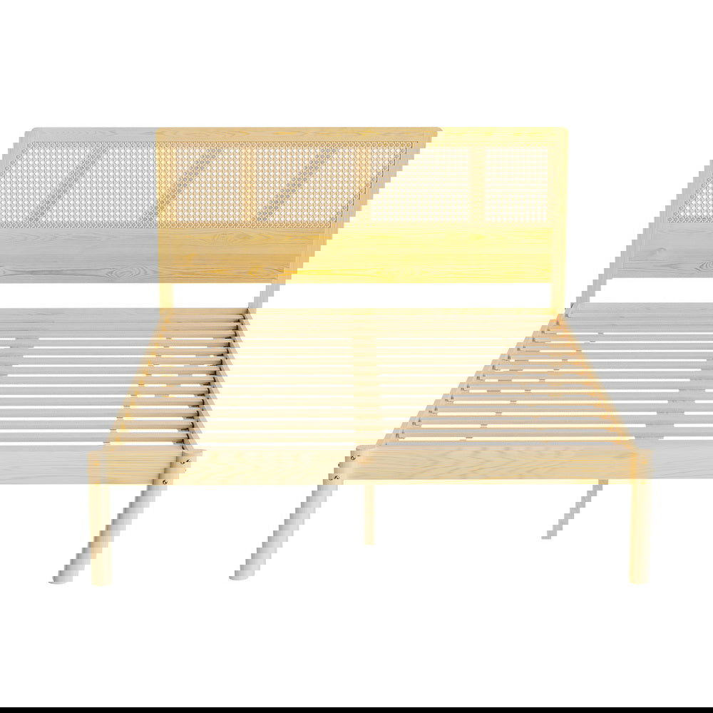 Artiss Bed Frame Double Size Rattan Wooden RITA - Cosy Abode