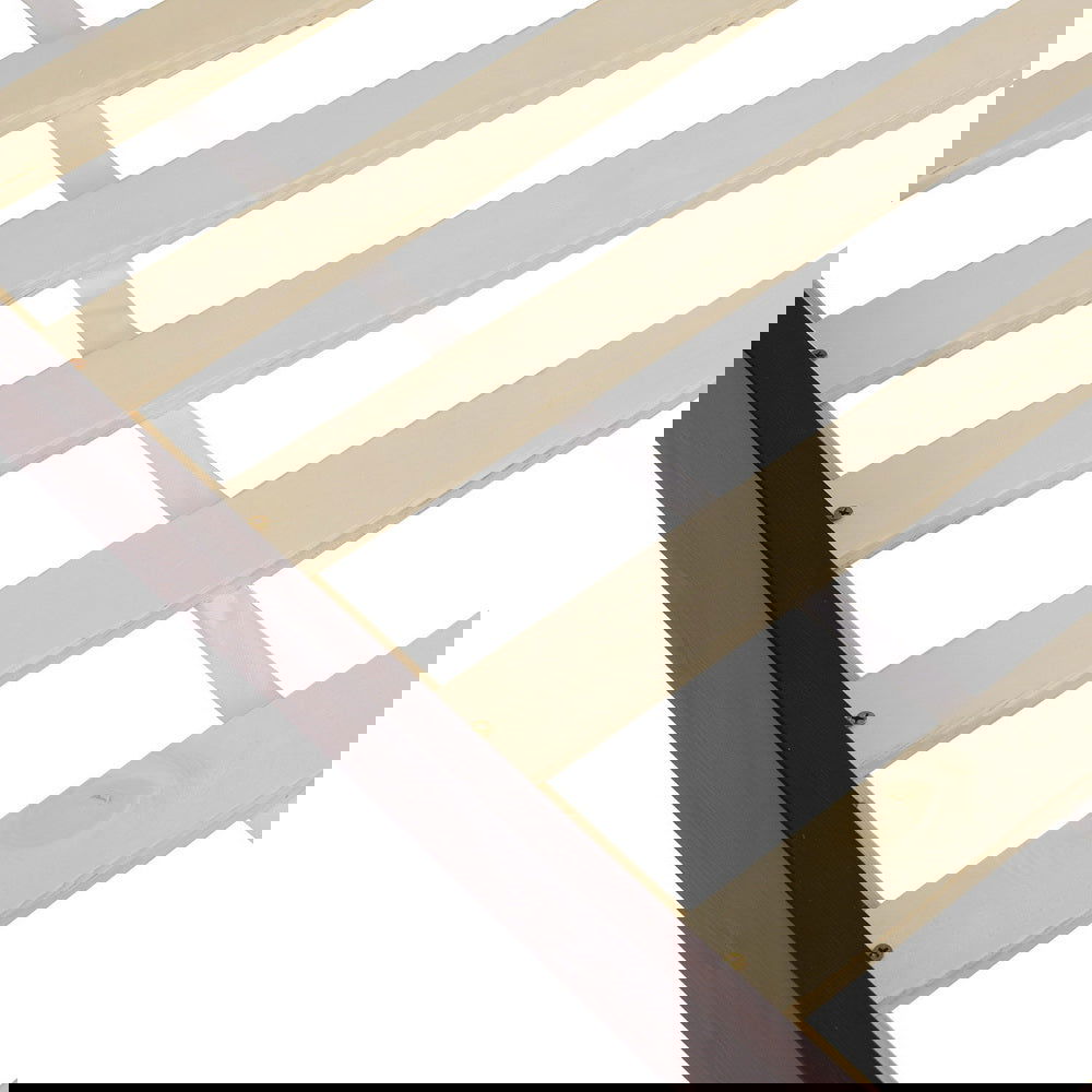 Artiss Bed Frame Double Size Wooden Base Mattress Platform Timber Walnut VISE - Cosy Abode