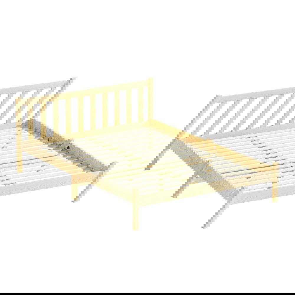 Artiss Bed Frame Double Size Wooden Oak SOFIE - Cosy Abode